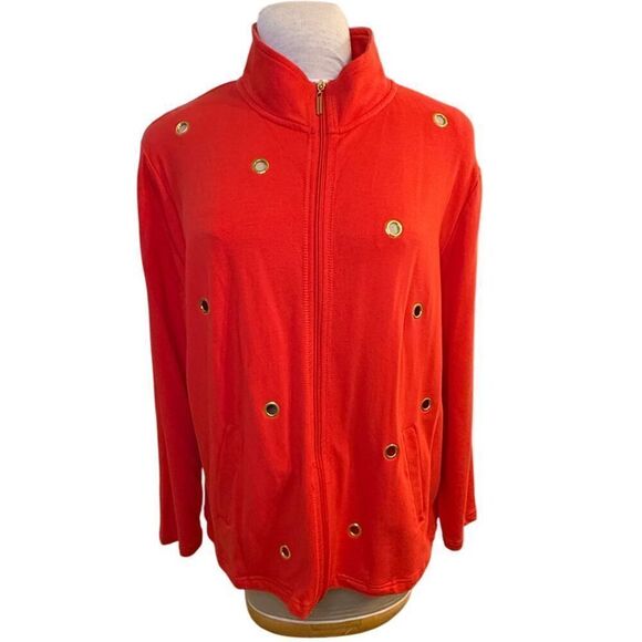 Onque Woman Two Piece Loungewear Set Sz. 1X Red Weekend Travel Comfort - Picture 2 of 13